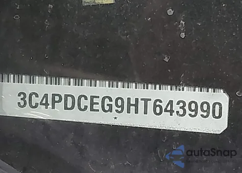 2017 Dodge Journey Gt из США, поврежденный, VIN 3C4PDCEG9HT643990